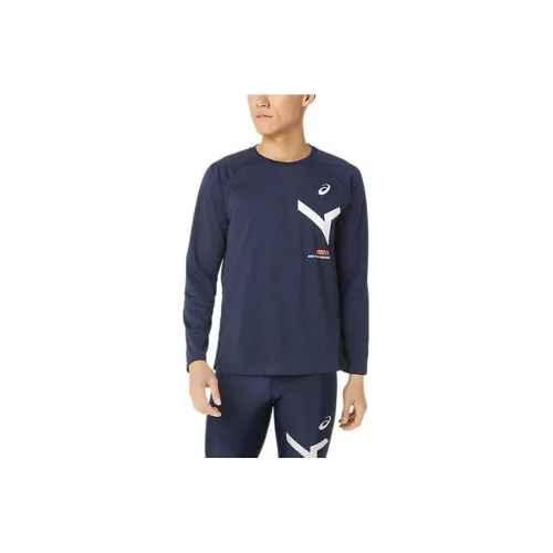 Asics Casual Shorts Mens Marine Blue