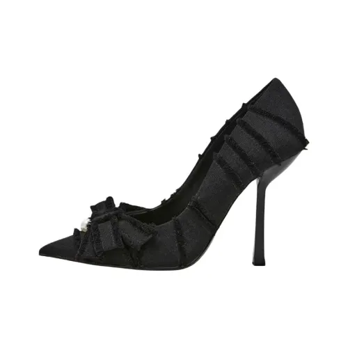 STEVE MADDEN Slim Heel High Heels Women's Black