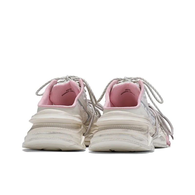 GG CC Abrasion Resistant Summer Platform Distressed Casual Closed Toe Slippers Women's-3