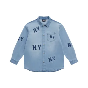 MLB New York Yankees SS25 Shirt Unisex Light Blue