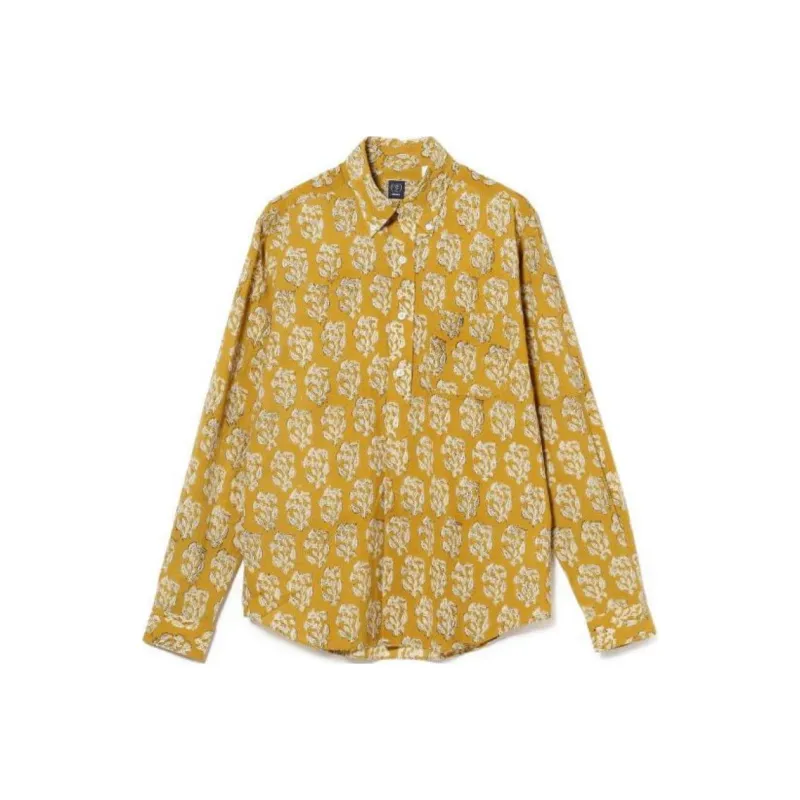 Beams Shirts Men Khaki-0