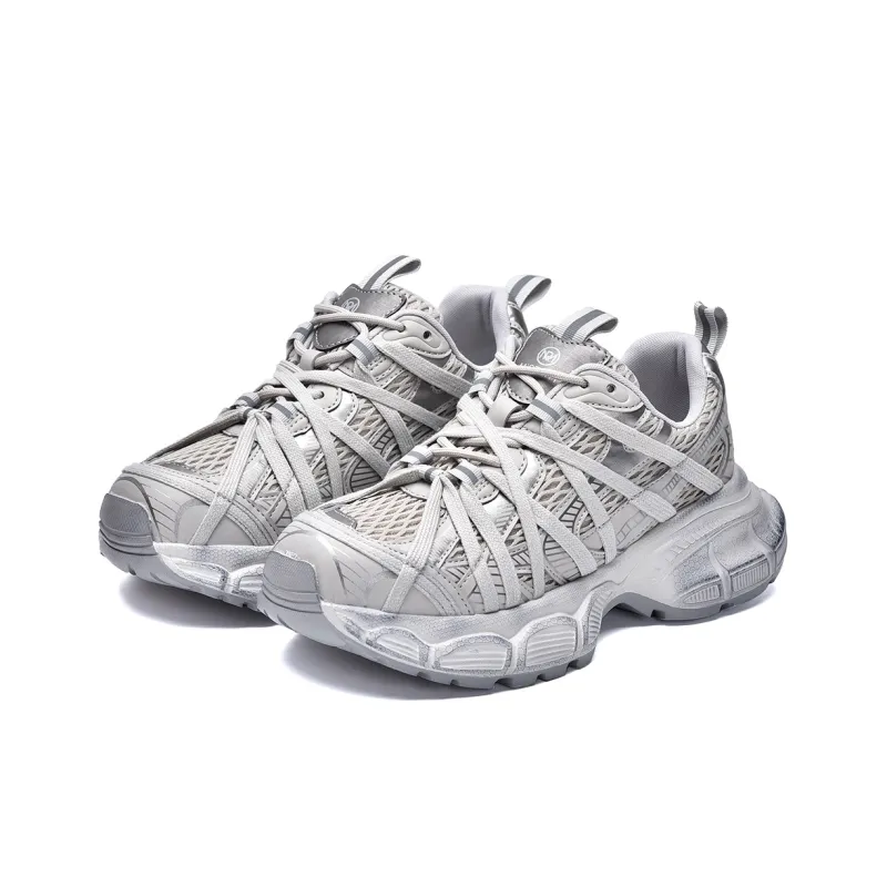 MISTERY Breathable And Lightweight Low Top Chunky Sneakers Women's-2