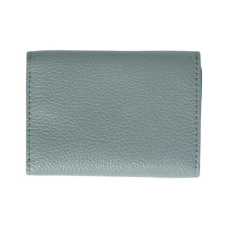 MIU MIU Cow Leather Wallet Small Size Unisex Light Green-3