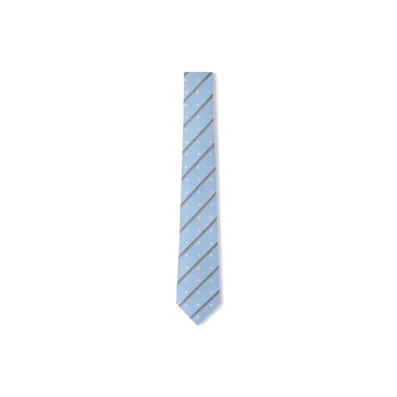 LOUIS VUITTON Silk Ties Unisex Blue-0