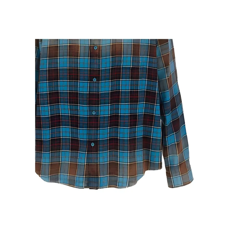Balenciaga Checked Long Sleeve Shirt-10