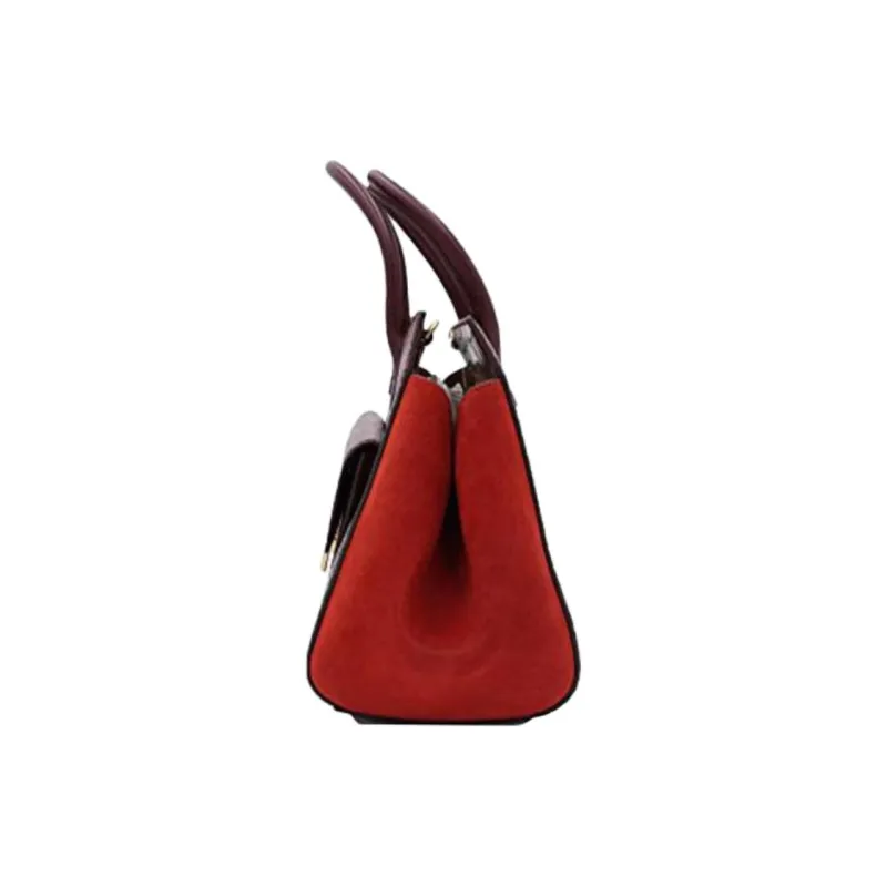 TORY BURCH Juliette Leather Tote Bag Shopping Bag Handbag Regular Women's Roman Red-1