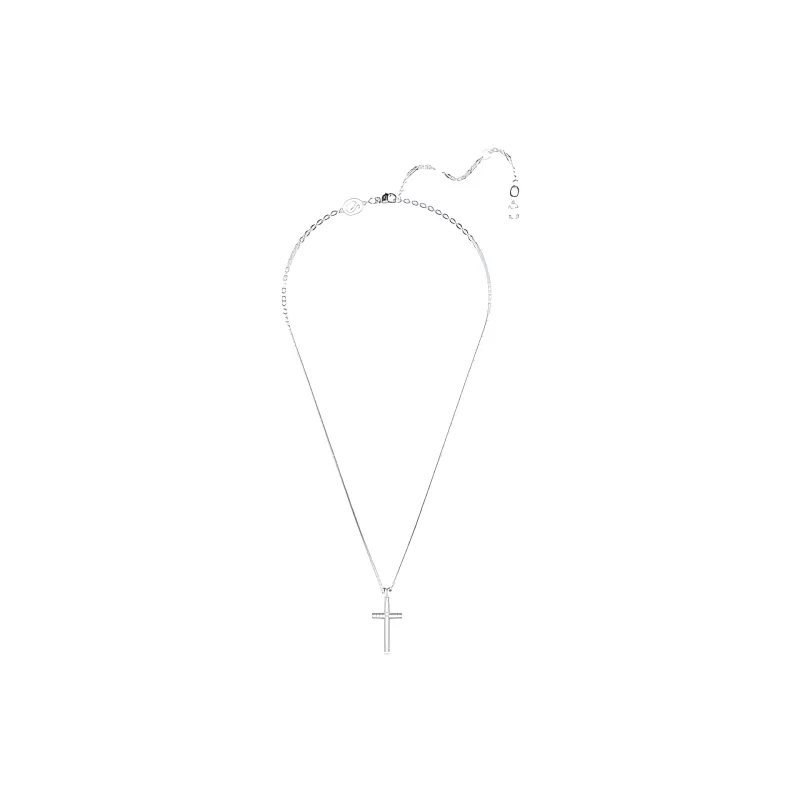 Swarovski Insigne Rhodium Plated, Cubic Zirconia Necklaces Women's Silver-1