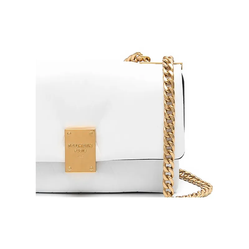 BALMAIN 1945 Small Quilted Shoulder Bag-4