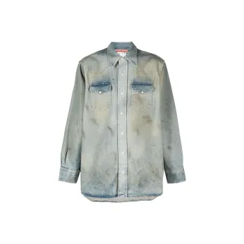 Acne Studios Denim Collared Button Up Shirt