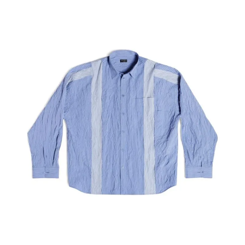 Balenciaga Shirts Unisex Blue-0