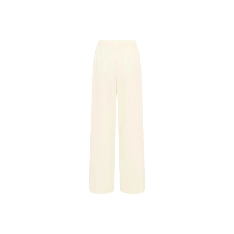 WITH JEAN SS25 Freddie Track Pant Knitted Sweatpants Women's Cream-1