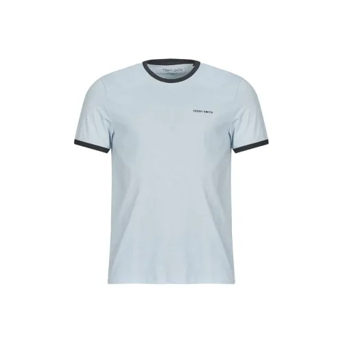Teddy Smith T Shirts Men Blue