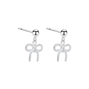 CUOOYINO 925 Sterling Silver Stud Earrings Women's Silver