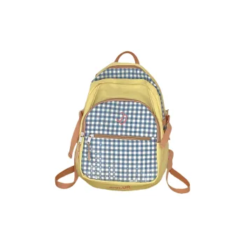 PAIBLOKS Fabric Backpack Women's Yellow/Black