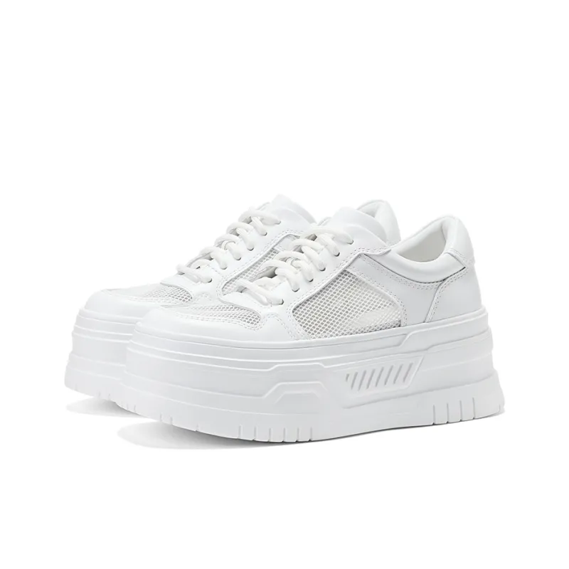 GG CC Low Top Skateboard Shoes Women's White-2