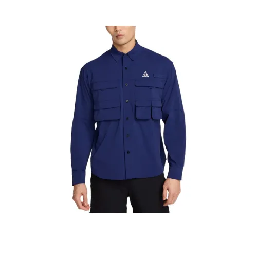 Nike Clothing Shirts Men Blue