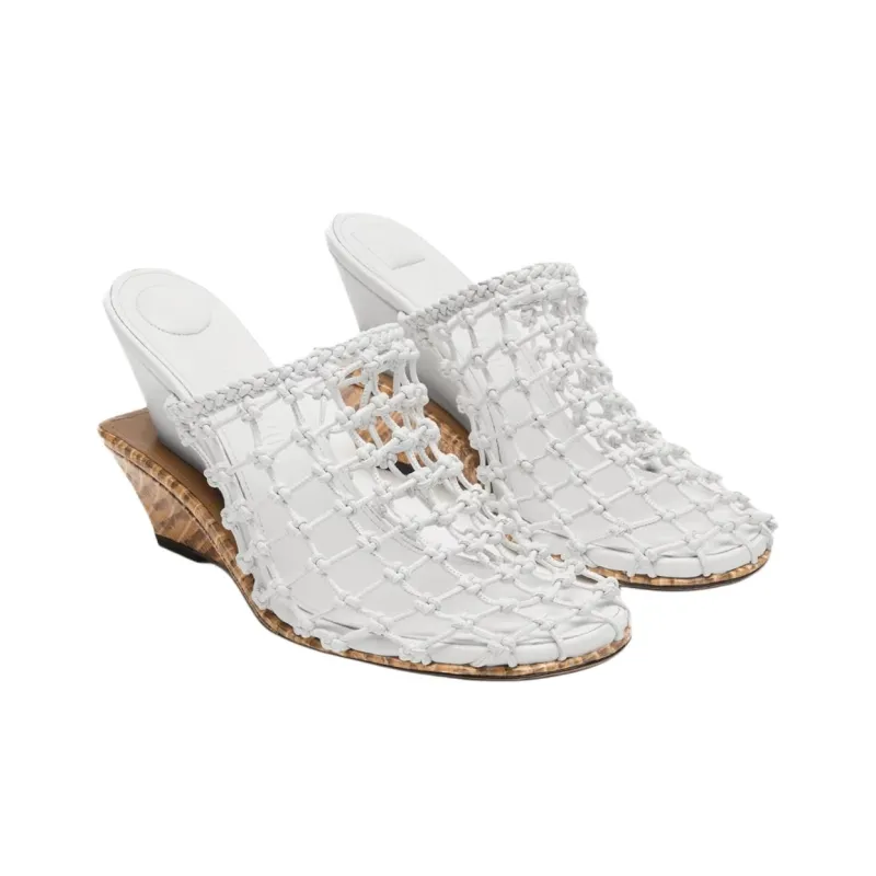 Jacquemus Closed Toe Slippers 11cm Women's White-2