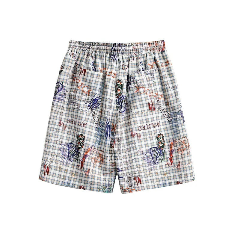 VERAF CA Casual Shorts Unisex Graffiti Color-1