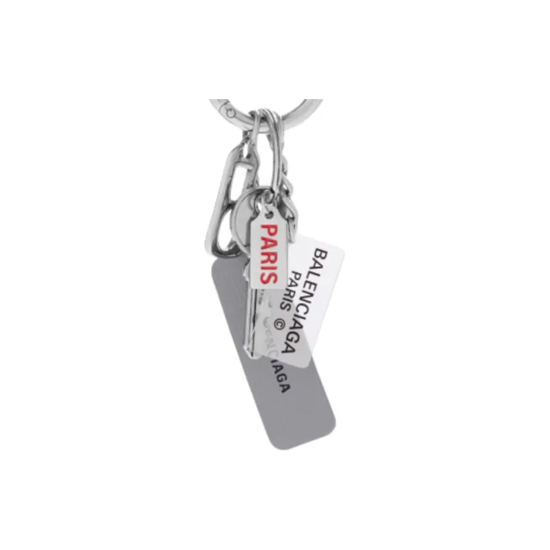 Balenciaga Keychains Unisex Silver-2