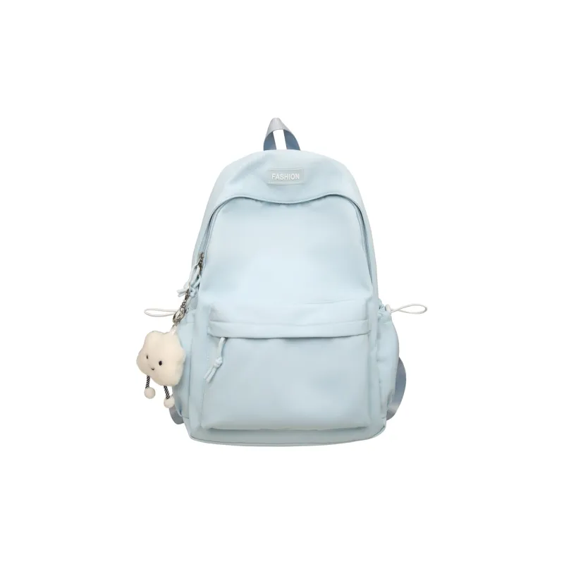 ROUNDOT Nylon Backpack Unisex Mint Green/Black/Lotus Color/Lemon/Lake Blue-22