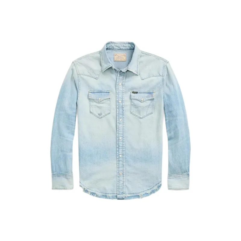 Polo Ralph Lauren Logo patch Denim Shirt-0