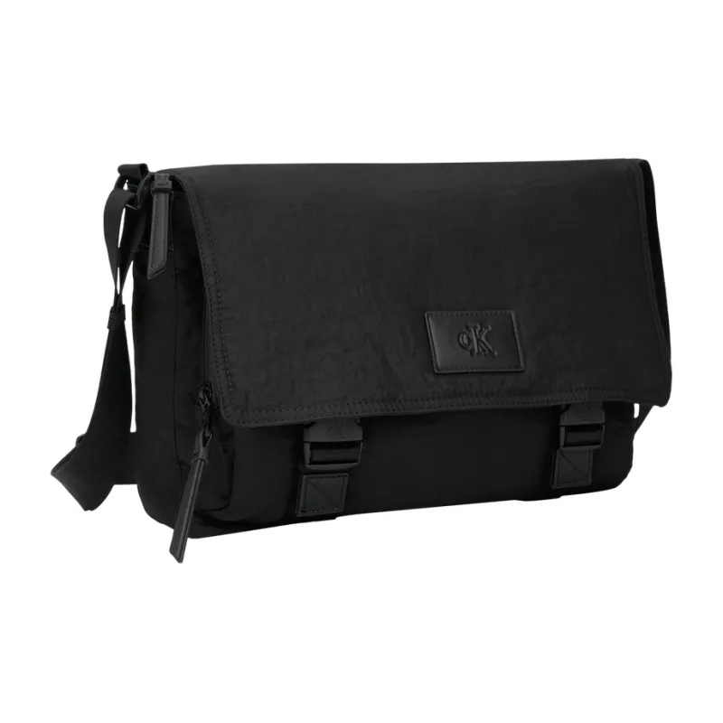 CALVIN KLEIN Fabric Crossbody Bag Regular Men's Space Black-1