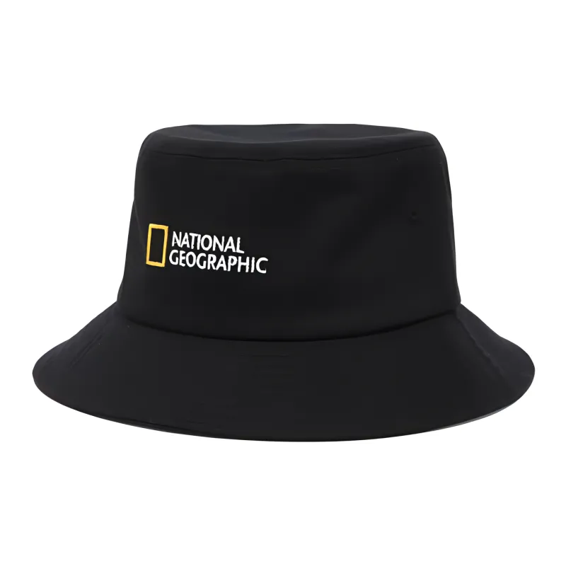 NATIONAL GEOGRAPHIC Cotton Bucket Hats Unisex Black-1