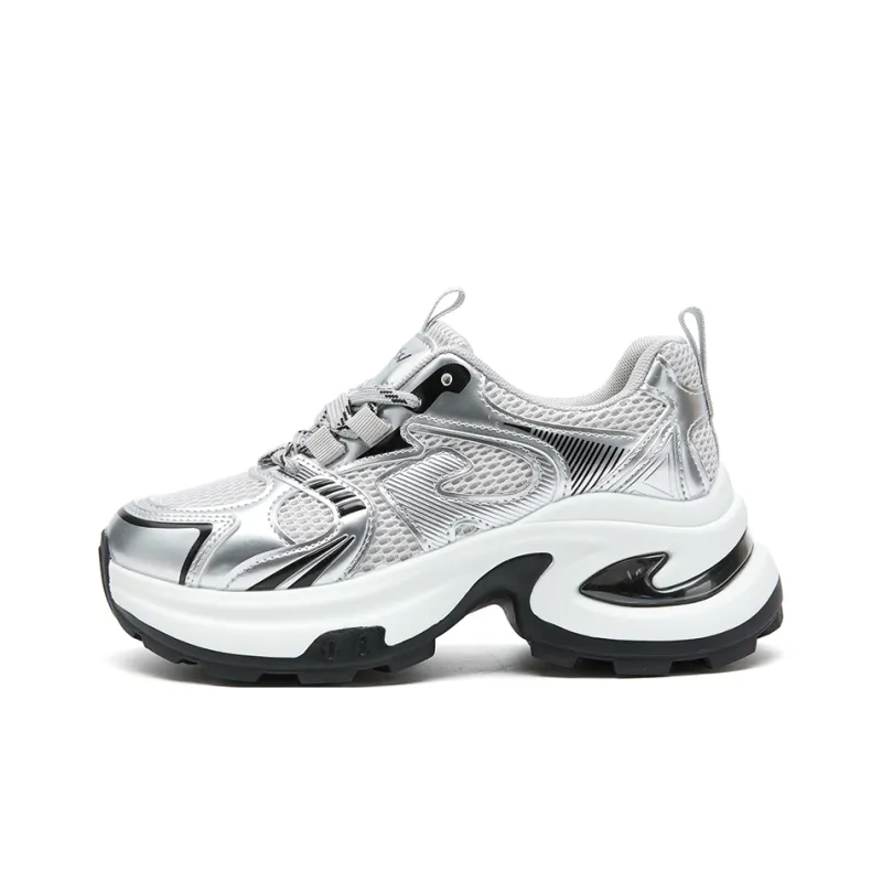 WESTLINK Slip Resistant Low Top Chunky Sneakers Women's-6