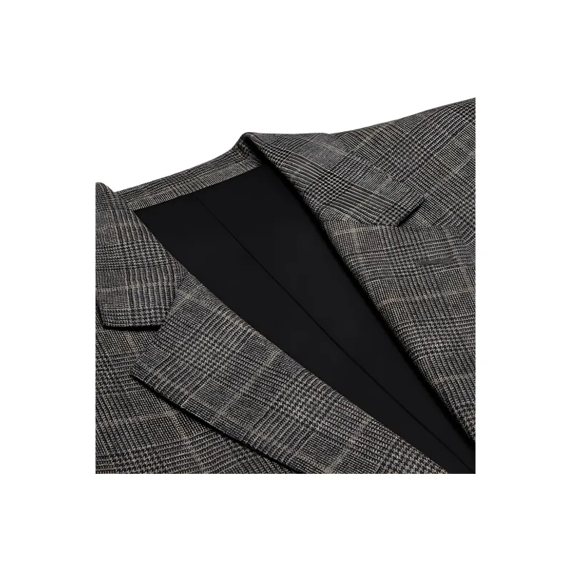 CELINE Bibliothèque Nationale De France Blazer In Prince Of Wales Wool-2