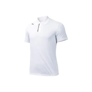 Anta Variety Training Collection Polo Shirt Men's Pure White