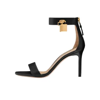 TF One Strap Sandals 8.5cm Women's Black