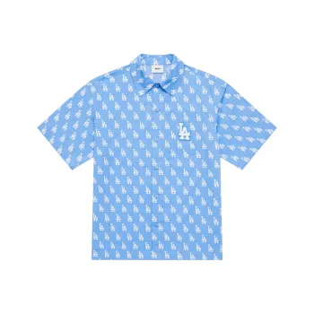MLB MONOGRAM Monogram Collection Los Angeles Dodgers SS24 Shirt Unisex Light Sky Blue