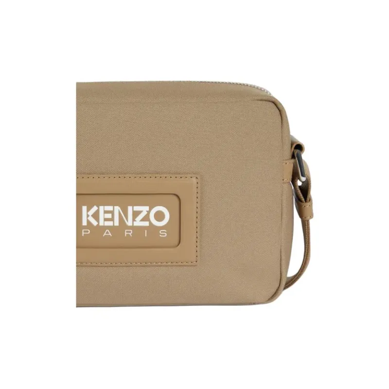 KENZO Logo Patch Shoulder Bag-2