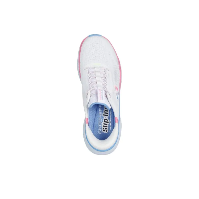 Skechers Skech Cloud Low Top Running Shoes Women's White-3