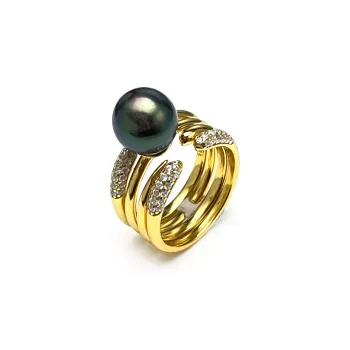 PEARL QUEEN Pearl Rings Unisex