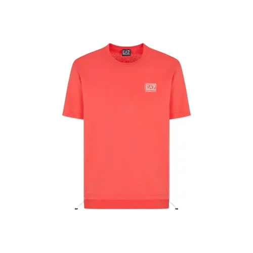 EMPORIO ARMANI EA7 T Shirts Men Red