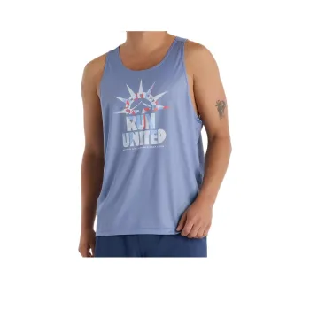 New Balance United Airlines NYC Tank Tops Men's Blue