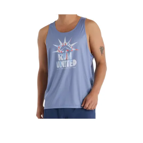 New Balance United Airlines NYC Tank Tops Men's Blue