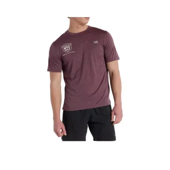 New Balance United Airlines NYC T Shirt Men's Purple