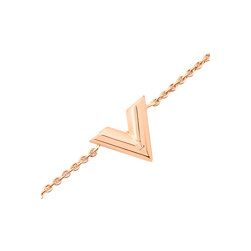 LOUIS VUITTON Metal Bracelets Unisex Rose Gold-1