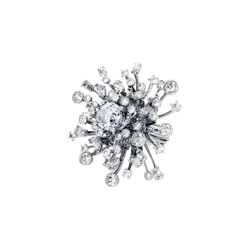 Swarovski Diamond Rings Unisex White-1