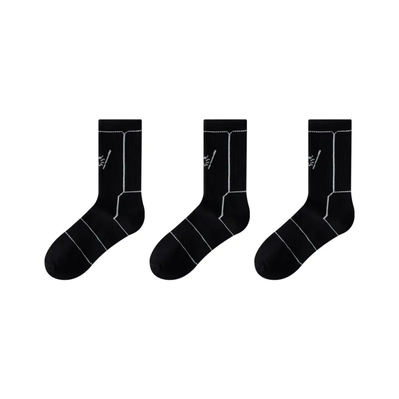 Cotton Gene Mid Calf Socks Men's Combo Set-14