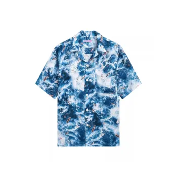 COTON DOUX Shirts Men Blue