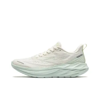 Erke Anti Slip Wear Resistant Low Top Casual Running Shoes Women's White Green