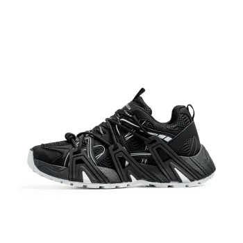 AMICNIEGD Slip Resistant, Abrasion Resistant, Breathable Low Top Chunky Sneakers Men's