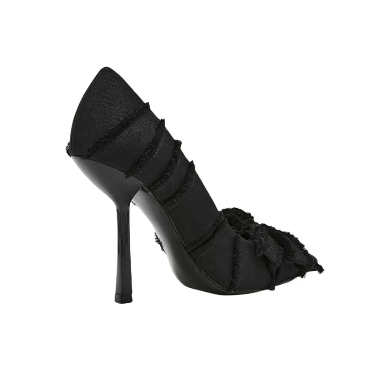 STEVE MADDEN Slim Heel High Heels Women's Black-2