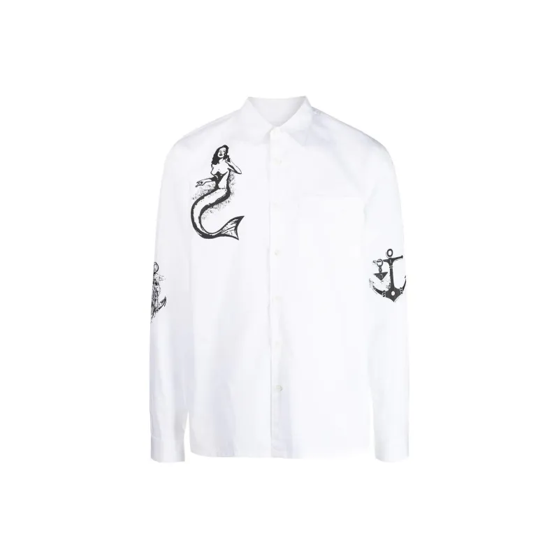 PRADA Shirts Men White-0