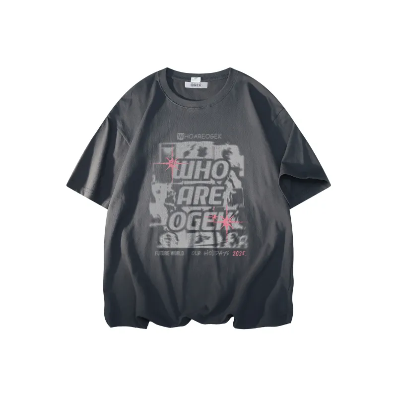 OGEK T Shirt Unisex White Comes With Random Print Top-18