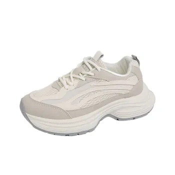 SUPEREDGE Slip Resistant, Abrasion Resistant, Breathable Low Top Chunky Sneakers Women's