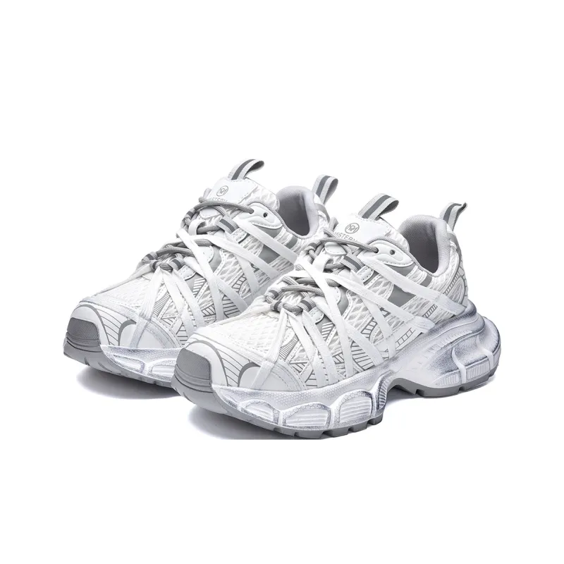 MISTERY Breathable And Lightweight Low Top Chunky Sneakers Women's-20